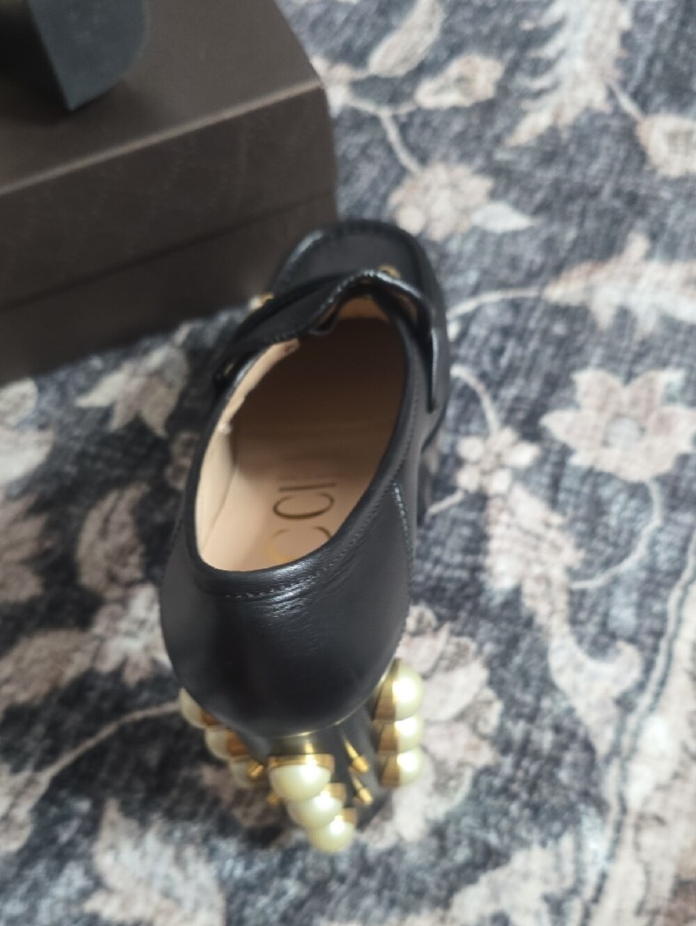Gucci Black Leather Platform Horsebit Mules - Picture 11 of 13